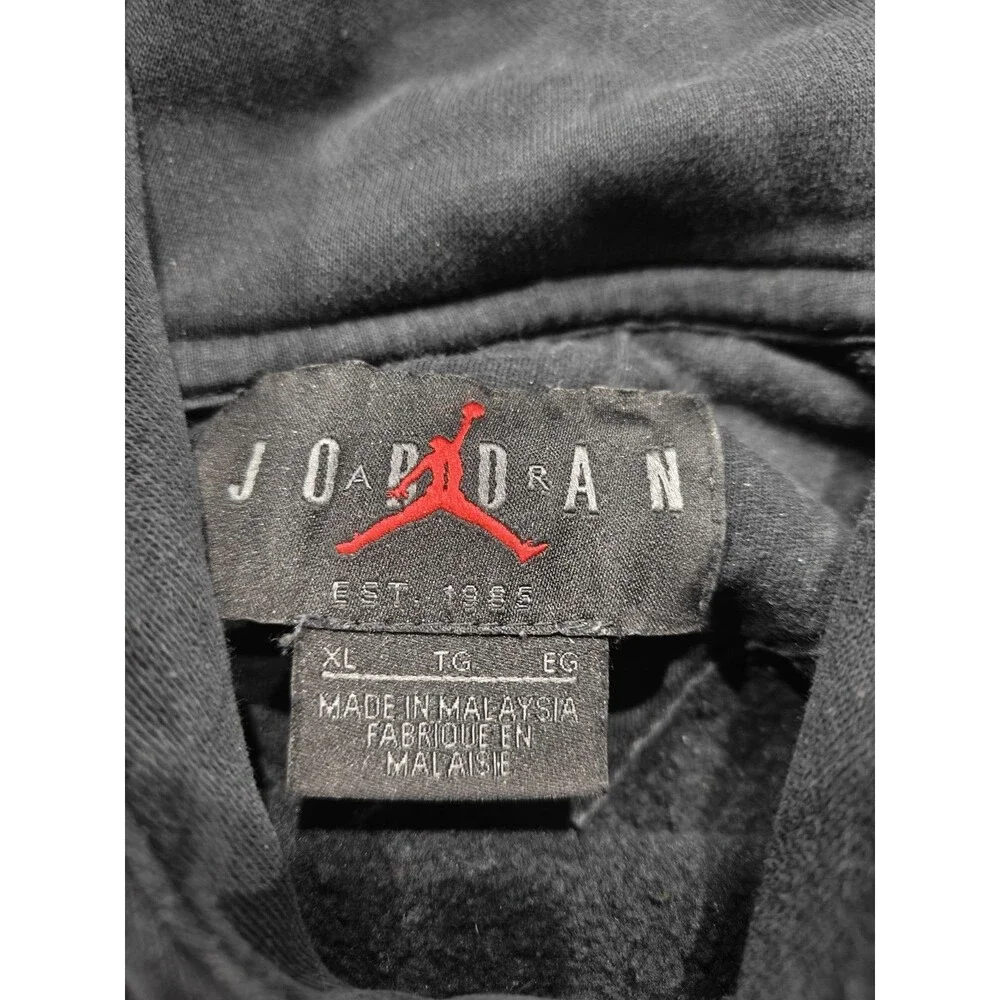 NIKE AIR JORDAN REMASTERED PULLOVER MEN'S HOODIE Gold Logo (AV0686 010) SIZE XL
